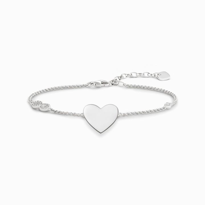 Thomas Sabo Sterling Silver Heart & Infinity Bracelet