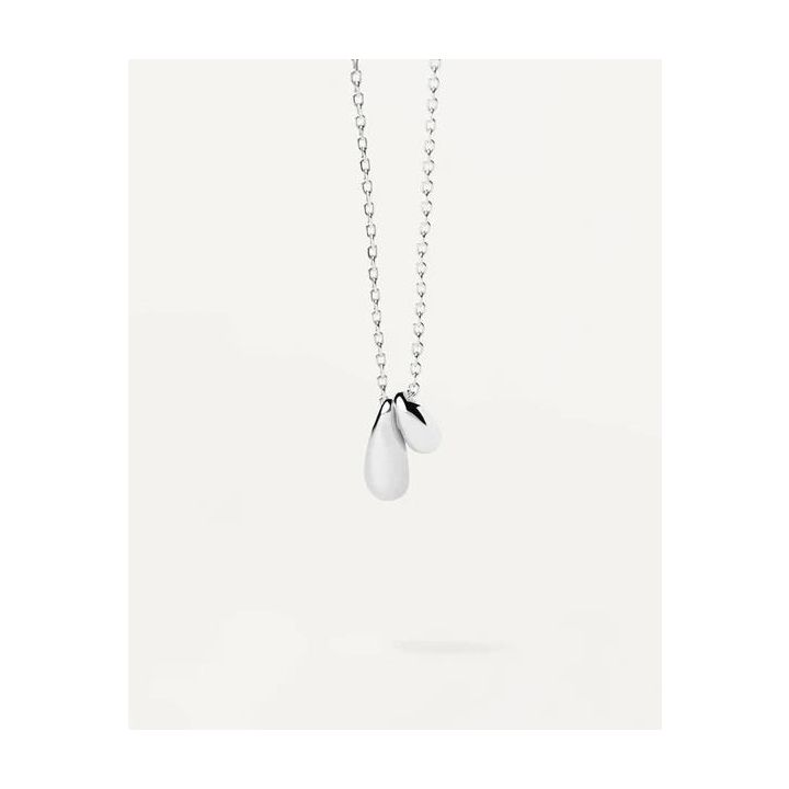 PDPAOLA Silver Sugar Necklace