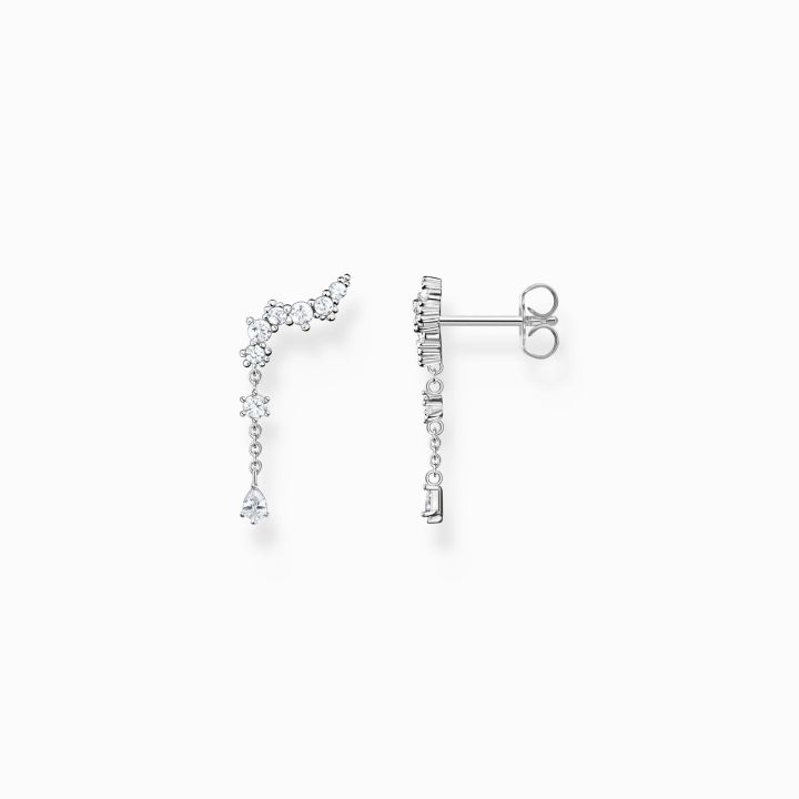 Thomas Sabo Sterling Silver Climber Drop Earrings