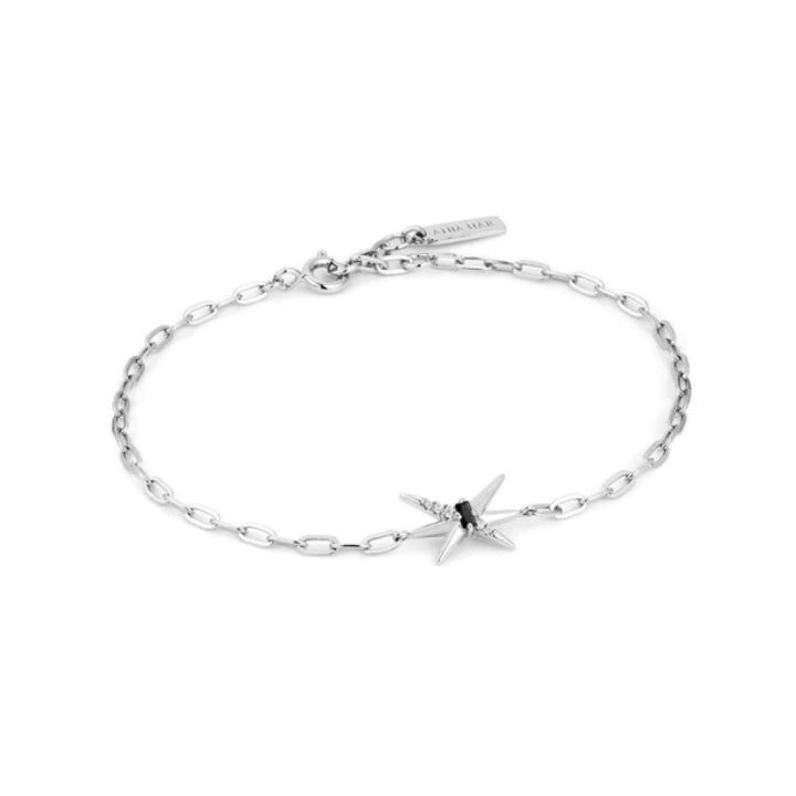 Ania Haie Silver Spike Chain Bracelet