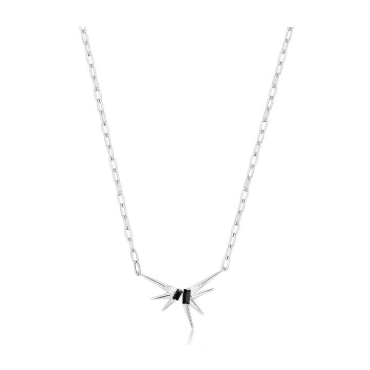 Ania Haie Sterling Silver Spike Pendant Necklace