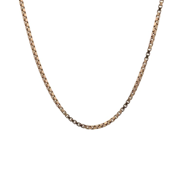 Pre Owned 9ct Yellow Gold 42cm Box Chain