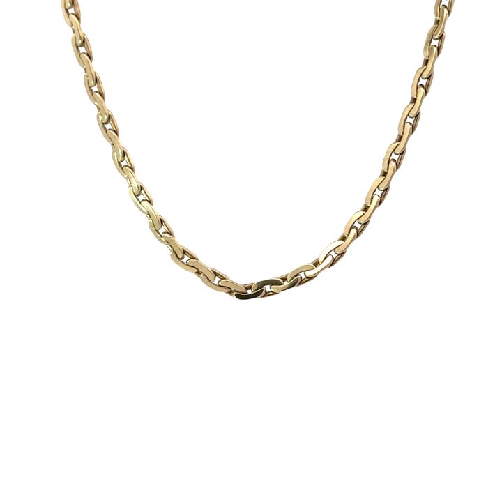 Pre Owned 9ct Yellow Gold Flat 'S' Link Chain