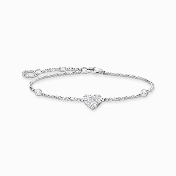 Thomas Sabo Cubic Zirconia Heart Bracelet