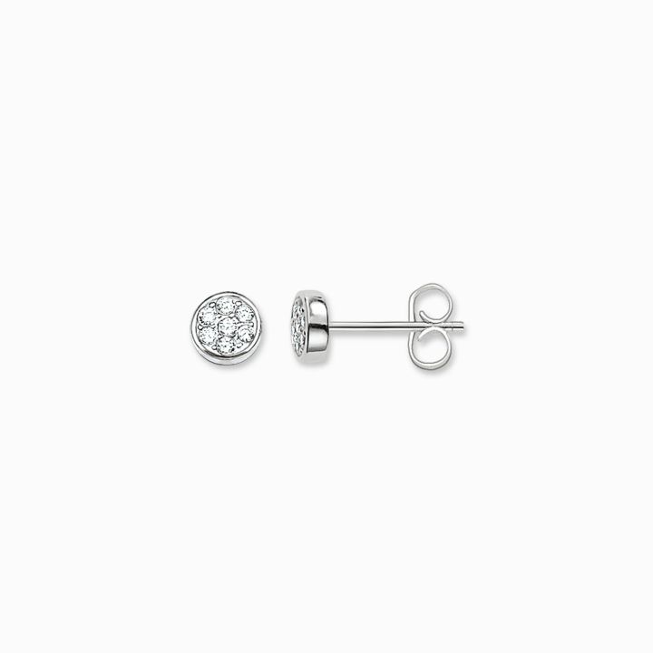 Thomas Sabo Sparkling Disc Stud Earrings