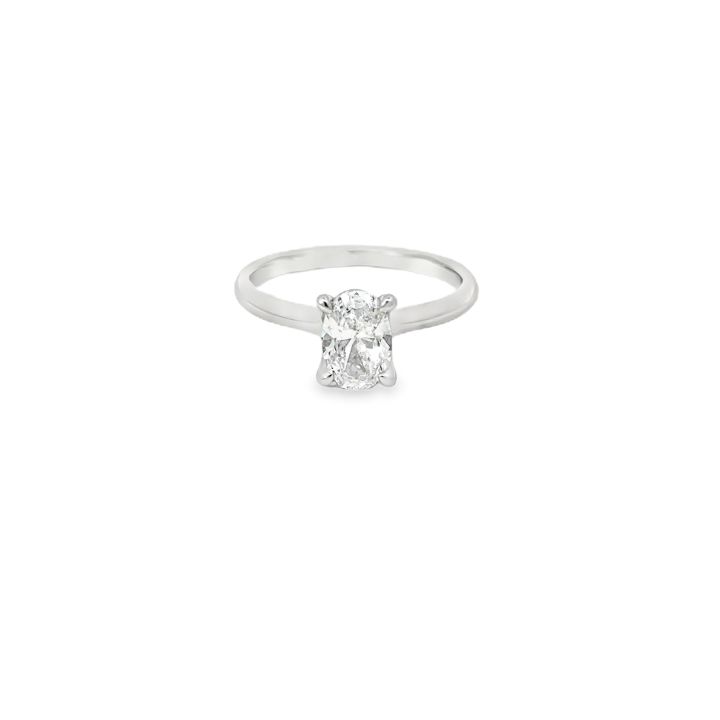 Lab Grown 1ct Oval Diamond Ring