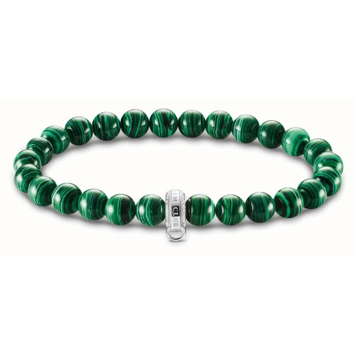 Thomas Sabo Green Beaded Bracelet