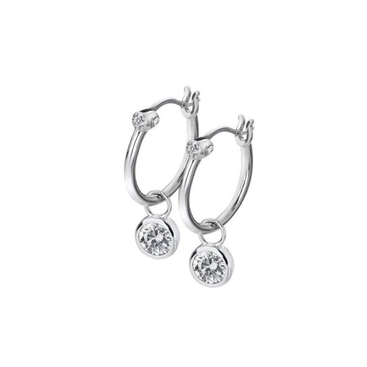 Hot Diamonds White Topaz Drop Earrings