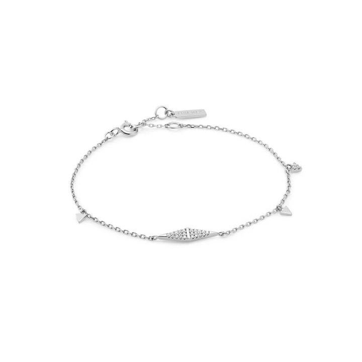 Ania Haie Silver Geometric Chain Bracelet