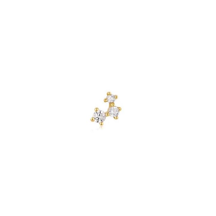 Ania Haie Gold Plated Galaxy Barbell Single Earring