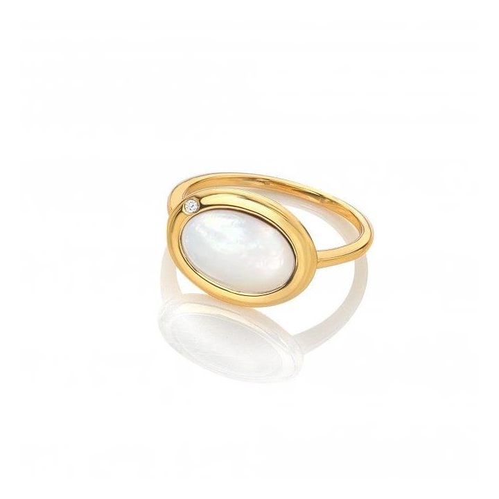 Hot Diamonds Mother of Pearl Ring
