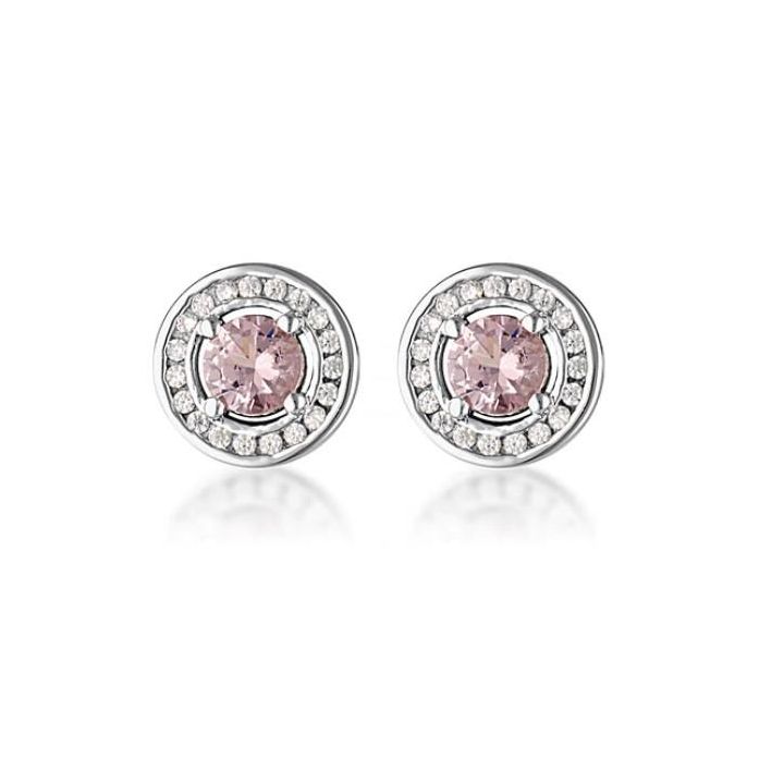 Georgini Milestone Pink Cubic Zirconia Earrings