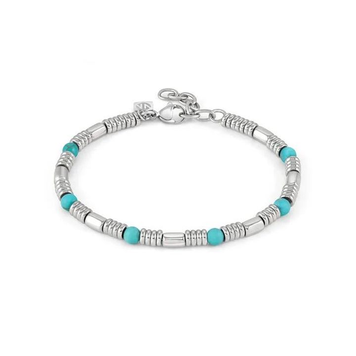 Nomination Instinct Stainless Steel Rings Turquoise Stone Bracelet