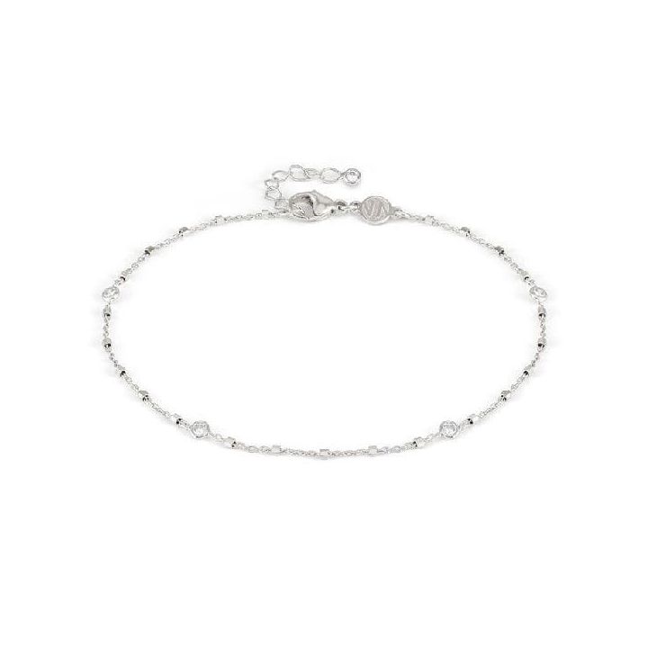 Nomination Anklets with Round Cubic Zirconias