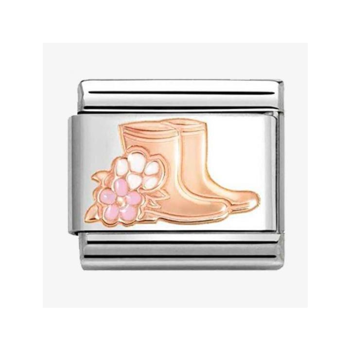 Nomination Rose Gold Wellies Charm