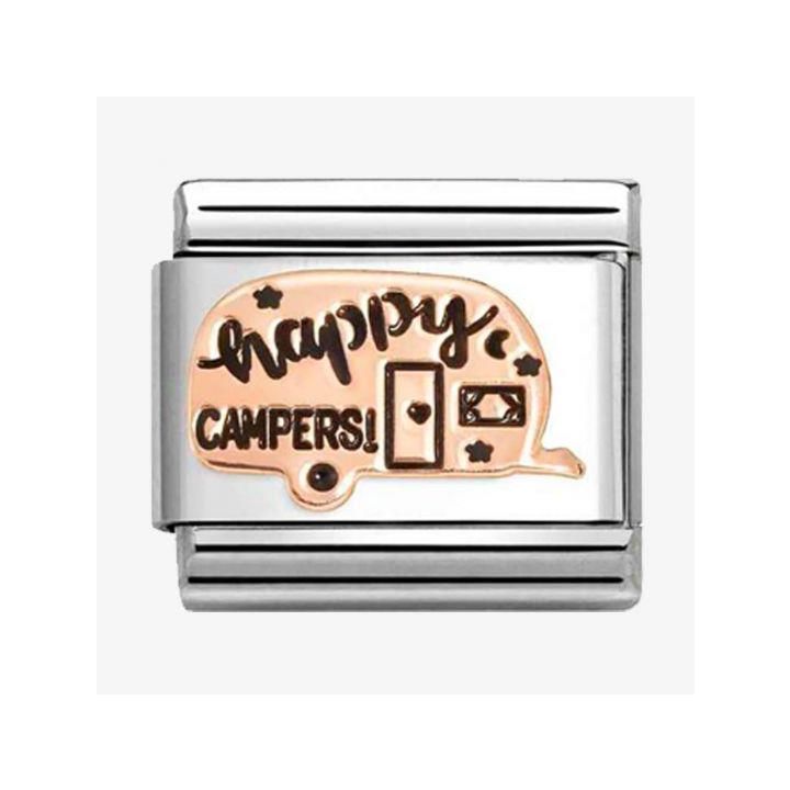 Nomination Rose Gold Happy Campers Caravan