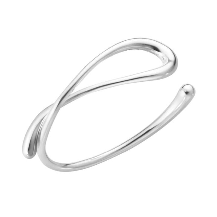 Georg Jensen Silver Mercy Twist Bangle