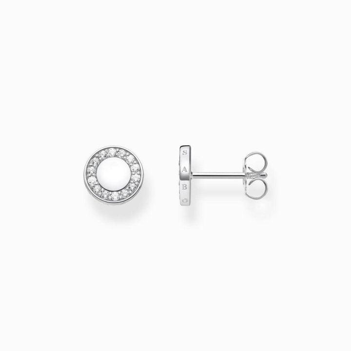 Thomas Sabo Cubic Zirconia Disc Earrings