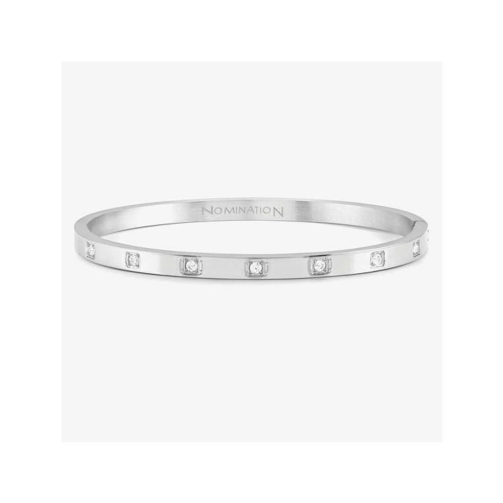 Nomination Square Cubic Zirconia Pretty Bangle Small