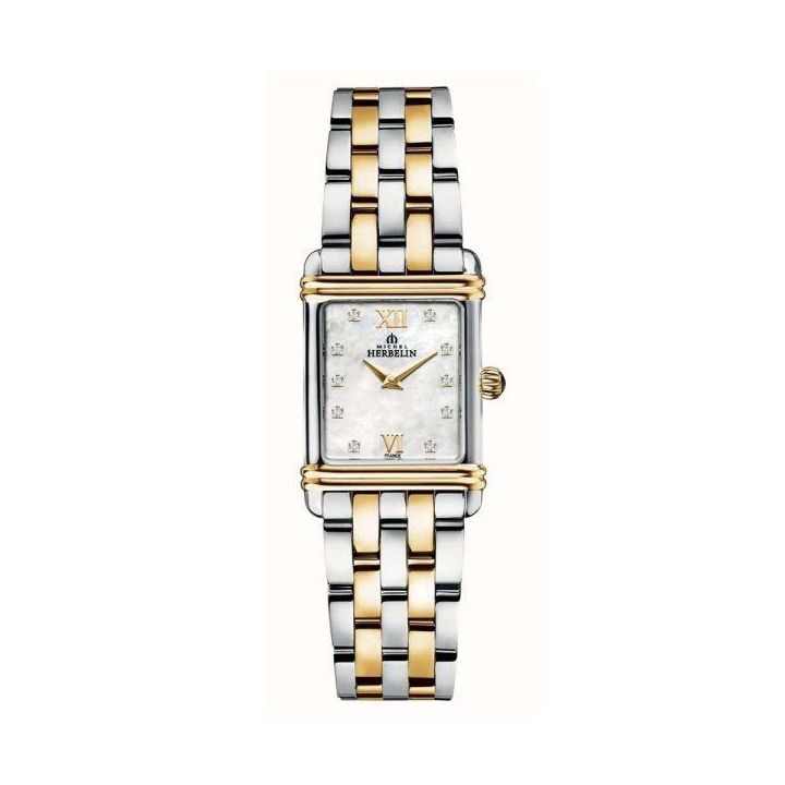Herbelin Ladies Two Tone Art Deco Watch