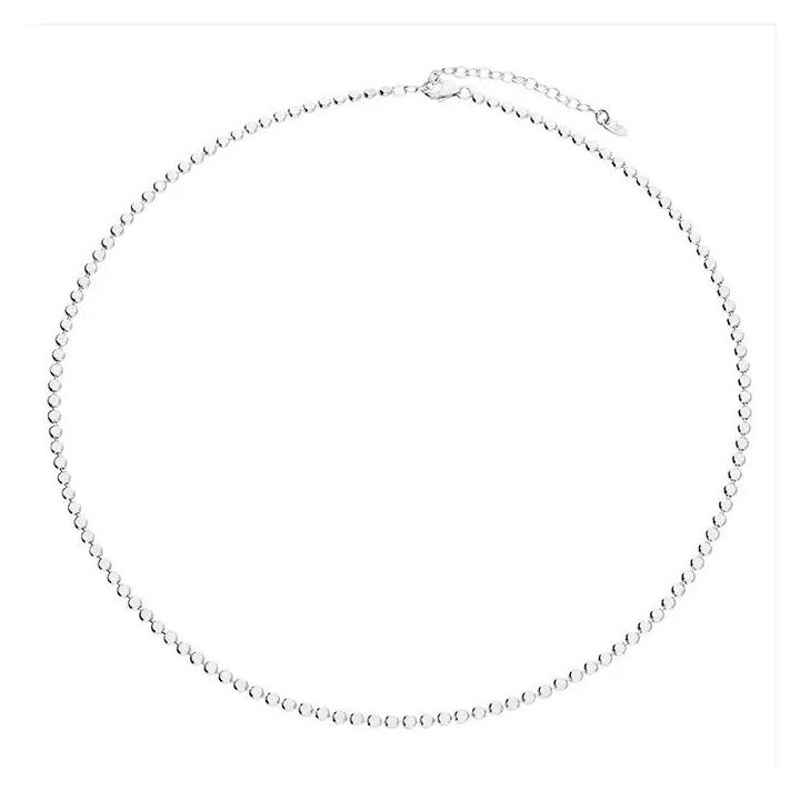 Sterling Silver Flat Disc Chain 46cm