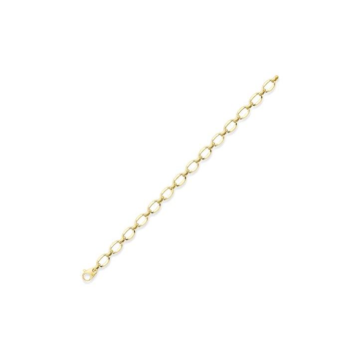 9ct Yellow Gold Oval Link Bracelet