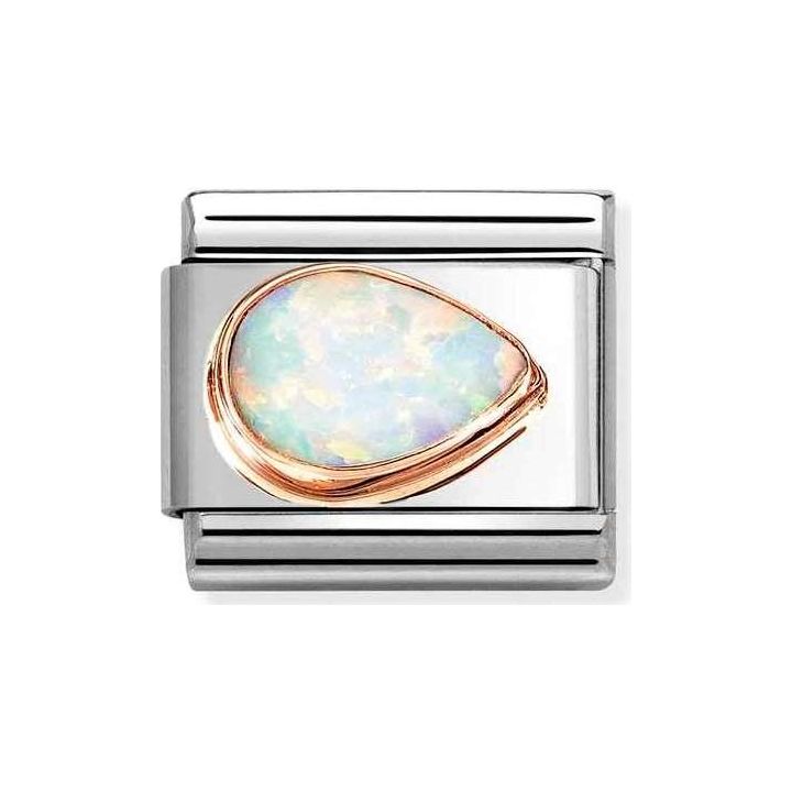 Nomination Classic Composable Rose Gold Right Opal