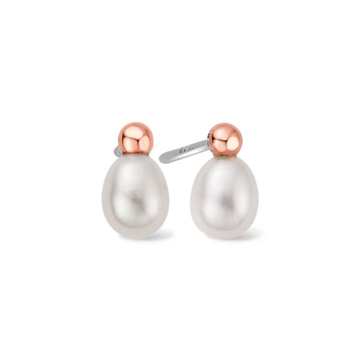 Clogau Silver & Pearl Beachcomber Earrings