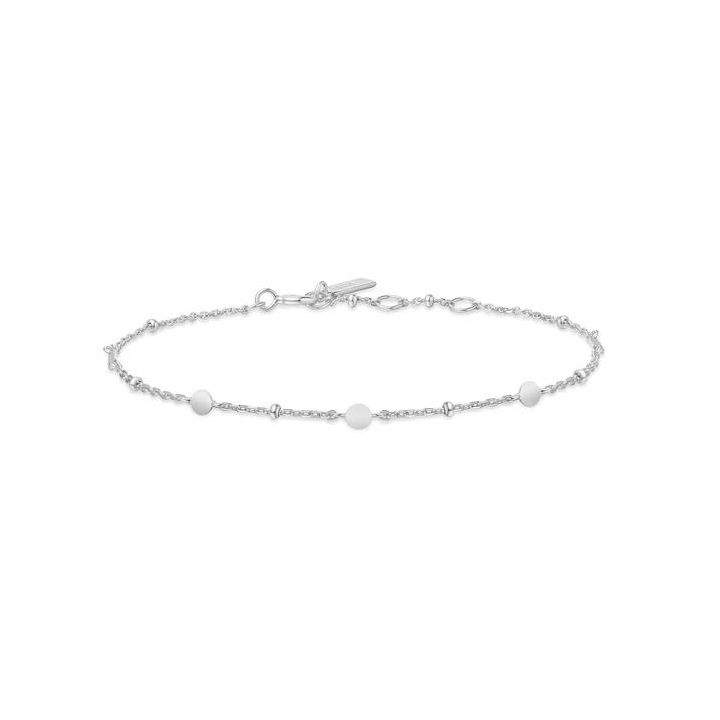 Ania Haie Silver Disc Station Bracelet