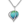 Ortak Sterling Silver Leah Aqua Pendant