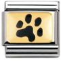 Nomination Dog Paw Charm