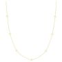 9ct Yellow Gold Heart Station Necklace