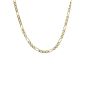 Pre Owned 9ct Yellow Gold Figaro Anchor Chain 45cm