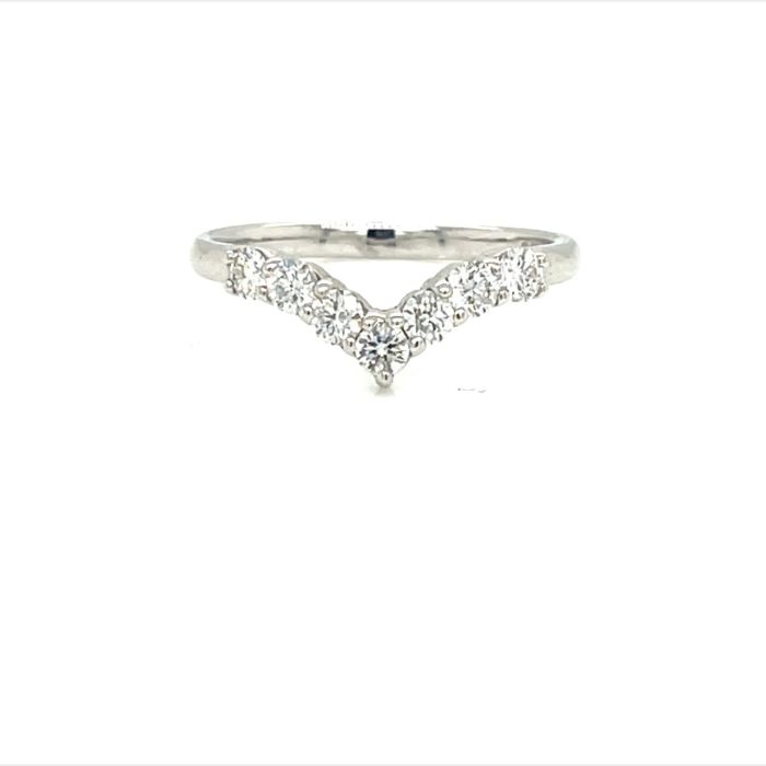 Open 3 Diamond Wishbone Ring - Afrogem Jewellers